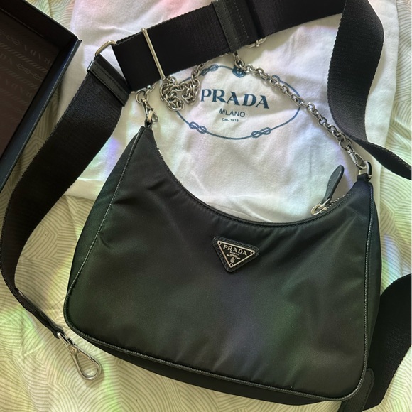 Prada Handbags - Prada re-edition 2005 in black